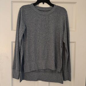 Alo Sweatshirt with Side Slits, blue